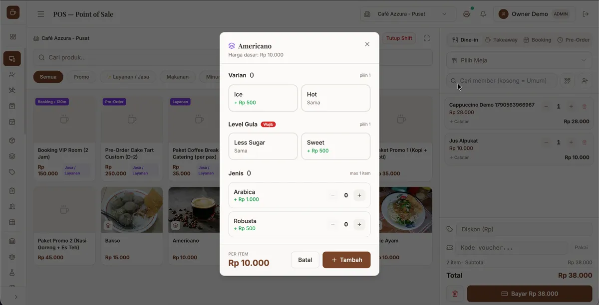 POS Kasir Modern screenshot 2